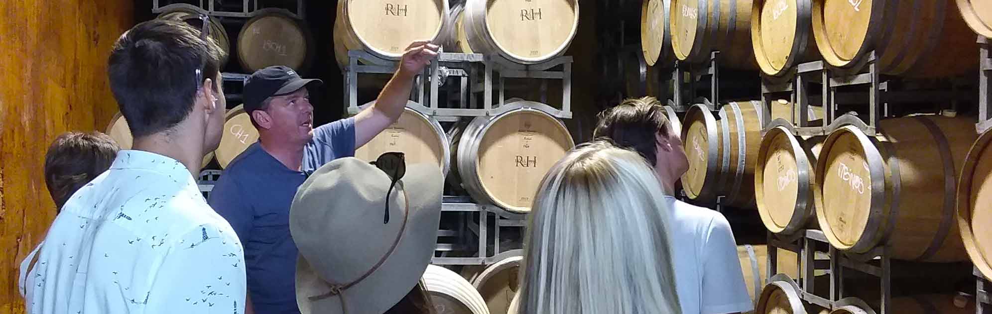 Wine tour barrels